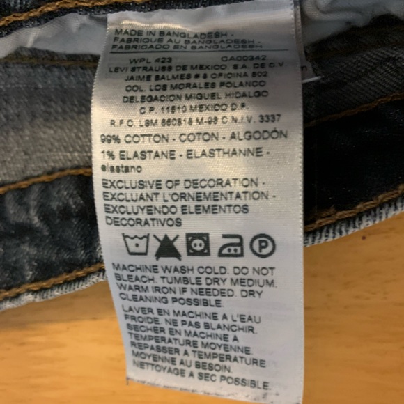 Levi Strauss SIGNATURE Blue JEANS Mens 36 x 32 Relaxed Fit P - Picture 8 of 9